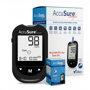 Glucometer Accusure Simple: Easy Blood Sugar Tracking