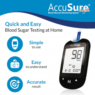 Glucometer Accusure Simple: Easy, Accurate