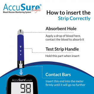 Glucometer Accusure Simple: Easy, Accurate
