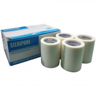 Steripore Paper Tape 5cm x 9.1mtr (2 inch) – Hypoallergenic, Breathable Surgical Tape for Wide Wound Dressings