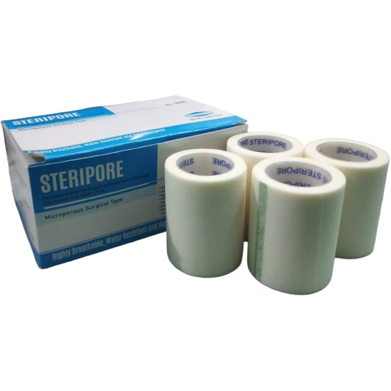 Steripore Paper Tape 7.5cm x 5mtr (3 inch) – Hypoallergenic Surgical Paper Tape for Extra-Large Dressings Steripore Paper Tape 7.5cm x 5mtr (3 inch) – Hypoallergenic Surgical Paper Tape for Extra-Large Dressings