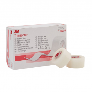 3M Transpore Tape 2.50cm – Transparent Surgical Tape