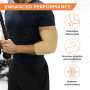 Comfortable elbow support for athletes and seniors
