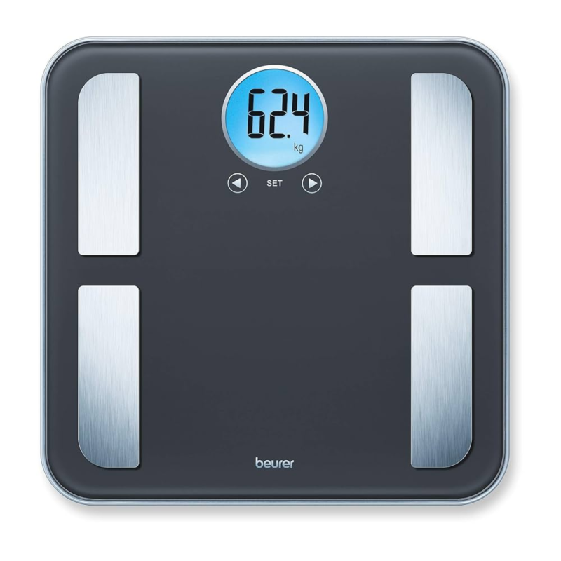 Beurer BF 195 Diagnostic Scale – Sleek Smart Body Analyzer with Body Fat, BMI, Muscle & Water Percentage Tracking Beurer BF 195 Diagnostic Scale – Sleek Smart Body Analyzer with Body Fat, BMI, Muscle & Water Percentage Tracking