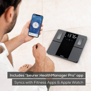 glass smart fitness scale Beurer BF 500