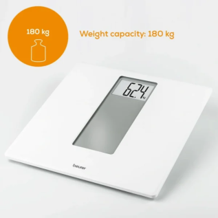 Side profile of Beurer PS160 Personal Bathroom Scale