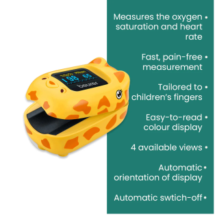 Beurer PO 13 children pulse oximeter display