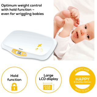 Lightweight Beurer infant weighing machine
