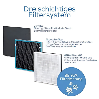 HEPA Replacement Filter for Beurer LR 210