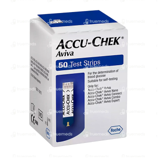 Diabetes test strips AccuChek Aviva for home use