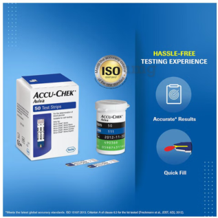 AccuChek Aviva 50 Test Strips – Blood Glucose Test Strips