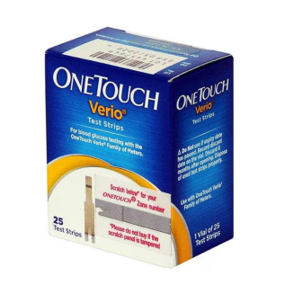 Diabetes test strips OneTouch Verio for home use