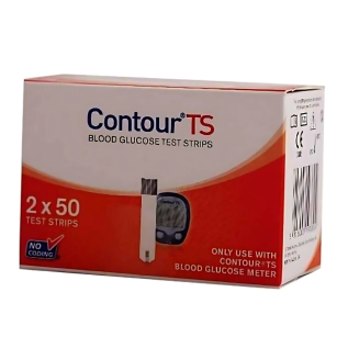 Contour TS Test Strips (2*50) – Blood Glucose Test Strips