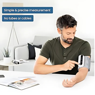 Beurer BM59 Bluetooth Blood Pressure Monitor – Wireless Digital BP Machine with App Support, WHO Indicator & Dual User Memory
