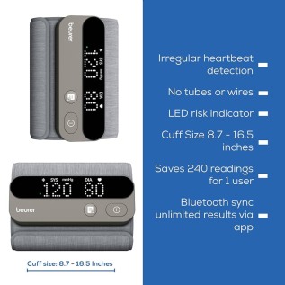 Beurer BM59 Bluetooth Blood Pressure Monitor – Wireless BP