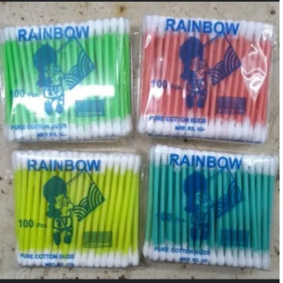 Rainbow Ear Buds colorful cotton buds