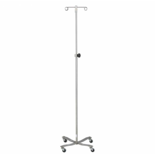I.V. Stand with Wheel adjustable mobile pole
