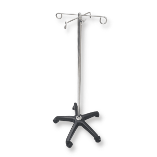I.V. Stand with Wheel – Adjustable Mobile IV Drip Stand for Hospitals and Clinics | Durable Infusion Pole with Wheels