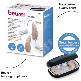 Beurer HA 55 Hearing Amplifier – Advanced Behind-the-Ear Digital Hearing Aid for Clear Sound and Everyday Comfort