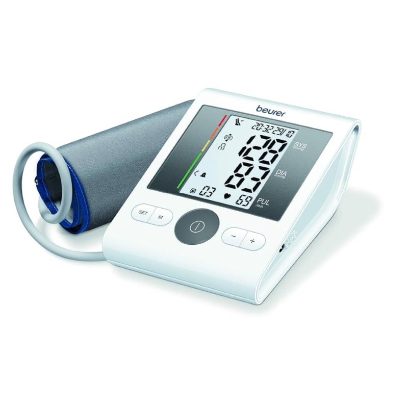 Beurer BM28 Blood Pressure Monitor – Digital BP Machine with Heart Rate Sensor & Automatic Upper Arm Cuff Beurer BM28 Blood Pressure Monitor – Digital BP Machine with Heart Rate Sensor & Automatic Upper Arm Cuff