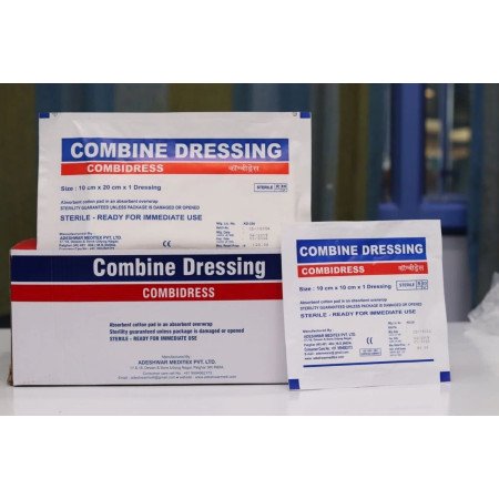 Combine Dressing Pad Size10cm x 20cm- 20 Pcs