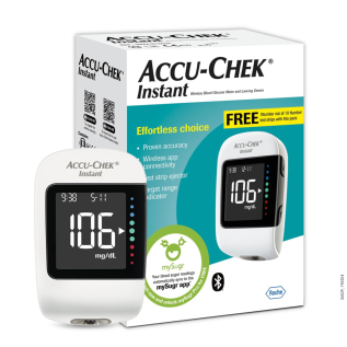 Accu-Chek Instant Glucometer blood sugar monitor