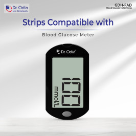 Dr. Odin GDH Glucostrip 2x25 – Accurate GDH-FAD Glucometer Strips for Diabetes Testing with Dr. Odin Test Strips