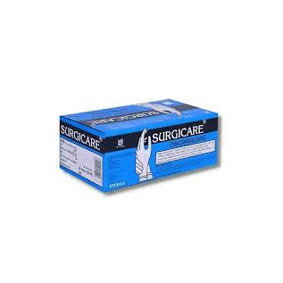 Surgicare Rubber Disposable Surgical Gloves Size 7.5