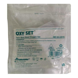 ROMSONS OXY SET – Medical Oxygen Delivery Set with Mask and Tubing for Hospital and Home Respiratory Support
