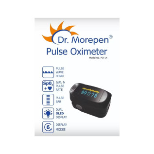 Dr. Morepen Pulse Oximeter Fingertip – SpO2 Monitor & Pulse Rate Monitor for Accurate Blood Oxygen Monitoring