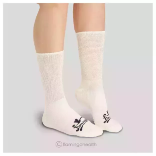 Flamingo Diabetic Socks with Anti-Skid OC 2156 - Soft, Comfortable & Non-Binding for Sensitive Feet