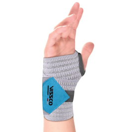 Vissco PC 0604 wrist brace grey side view