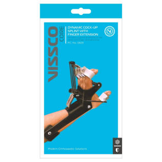 Rehabilitation splint – dynamic cock-up with Vissco branding