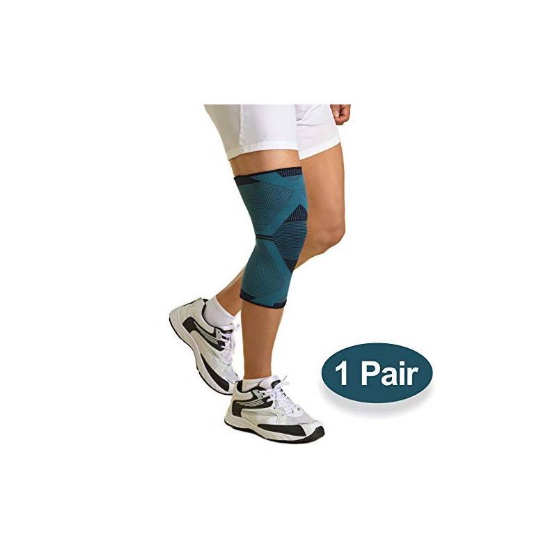 Dyna knee cap Providing 360 Degree Protection 4-Way Stretchable Knee Support
