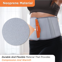 Vissco PC 1436 Abdominal Belt – 8" Neoprene Abdominal Support for Post-Surgery & Back Pain Relief