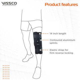 Compact Knee Support Strap by Vissco