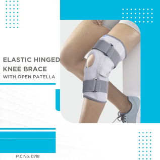 Hinged Plastic Knee Support | Open Patella Knee Brace - Vissco