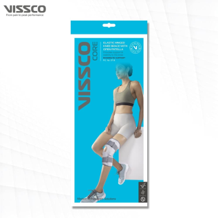 Hinged Plastic Knee Support | Open Patella Knee Brace - Vissco