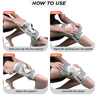 Orthopedic Knee Brace Vissco PC 1404 A Front Fit