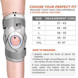 Vissco PC 1404 A Comfortable Daily Knee Support