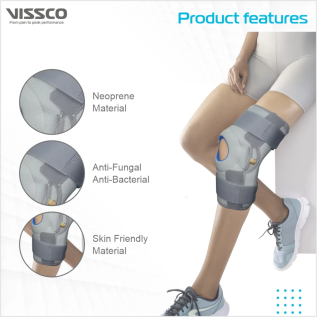Orthopedic Hinged Patella Knee Brace Vissco PC 1404B