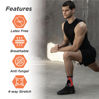 Orthopedic Vissco PC 2709 3D Ankle Brace for Sprains