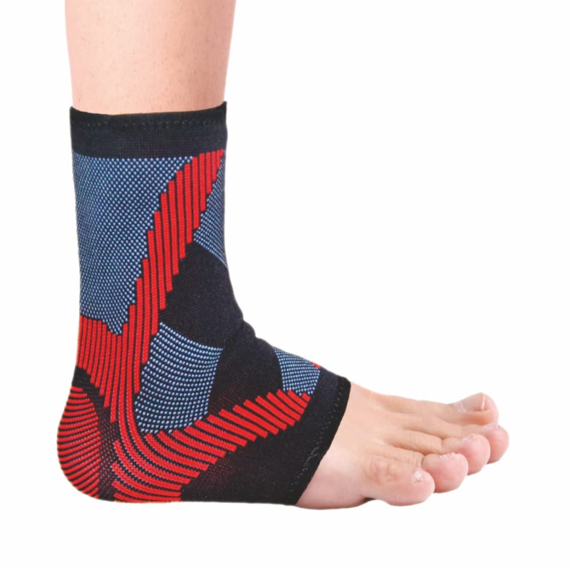 Vissco PC 2710 3D Ankle Support With Gel Padding | Compression Sleeve for Pain Relief, Sprains & Ligament Protection