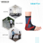 Vissco PC 2710 3D Ankle Support With Gel Padding | Compression Sleeve for Pain Relief, Sprains & Ligament Protection