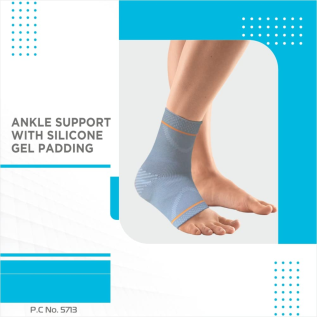 Vissco PC 5713 Ankle Support with Silicone Pressure Pad