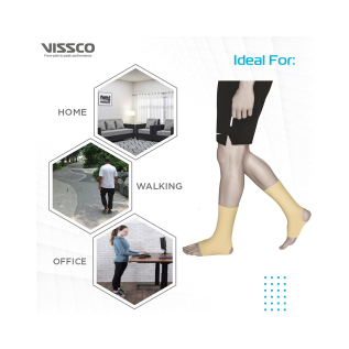 Breathable Vissco PC 0709 Anklet Compression Fit View