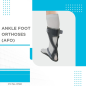 Vissco PC 0740 Ankle Foot Orthoses (AFO) RIGHT | Lightweight Support Brace for Foot Drop, Ankle Instability