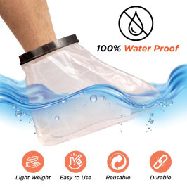 Vissco Cast Cover Leg – Waterproof Leg Cast Protector for Shower (Up to Ankle)