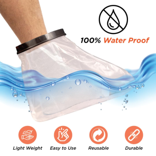 Vissco Cast Cover Leg – Waterproof Leg Cast Protector for Shower (Up to Ankle)