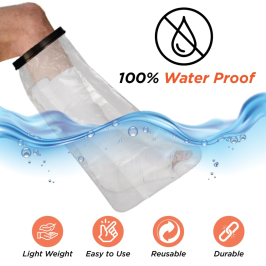 Vissco Cast Cover Leg – Knee Waterproof Cast Cover and Leg Cast Protector for Shower